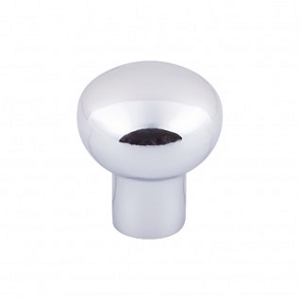 Top Knobs M2078 Aspen II Round Knob 7/8 Inch Polished Chrome